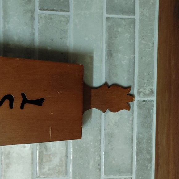 Vintage Tell City Chair Co Pattern 3102 Wooden 'Post' Box - Picture 6 of 17